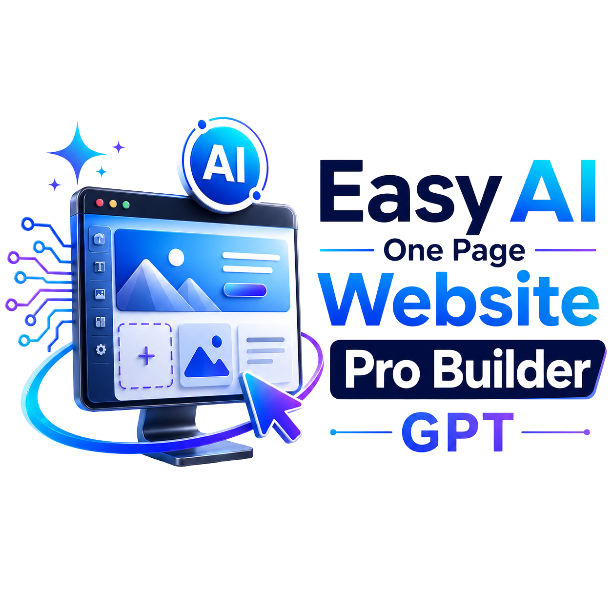 Easy AI One Page Website Pro Builder GPT logo